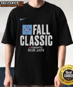 Original Fall Classic Toronto Blue Jays 2025 World Series T-Shirt featuring team logo and vibrant design.