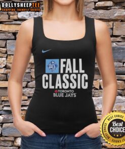 Original Fall Classic Toronto Blue Jays 2025 World Series tank top featuring team logo and vibrant blue design.