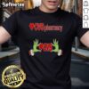 Original Grinch hands holding a heart on a CVS Pharmacy Christmas T-shirt, perfect for festive holiday cheer.