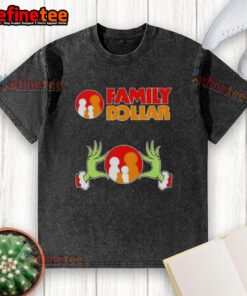 Original Grinch Hands Love Family Christmas T-Shirt from Dollar, featuring festive design perfect for holiday celebrations.