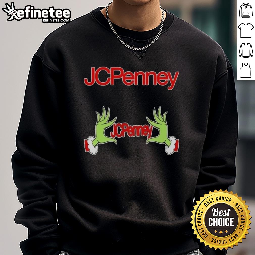 original-grinch-hands-love-jcpenney-christmas-sweatshirt Original Grinch hands design on a festive JCPenney Christmas sweatshirt, perfect for holiday cheer and celebrations.