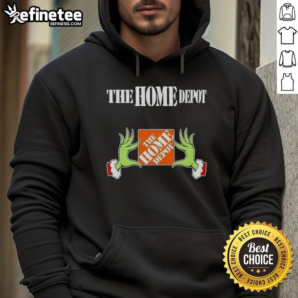 original-grinch-hands-love-the-home-depot-christmas-hoodie Original Grinch Hands hoodie from The Home Depot, perfect for spreading holiday cheer this Christmas season.