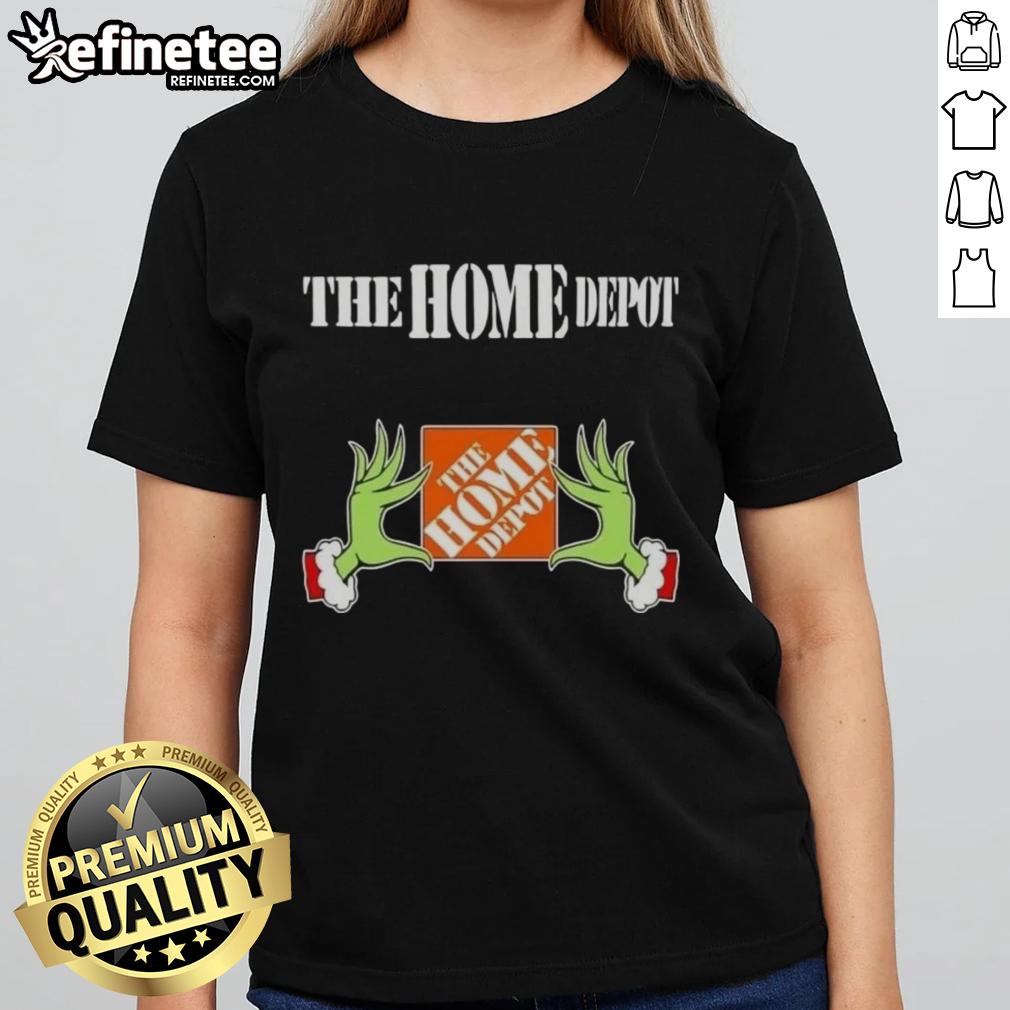 original-grinch-hands-love-the-home-depot-christmas-ladies-tee Alt Text: Original Grinch Hands Love The Home Depot Christmas Ladies Tee featuring festive design and vibrant colors.