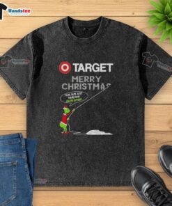 Original Grinch X Target Merry Christmas T-shirt featuring 'Hate Hate Hate' text for festive fun and humor.
