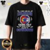 Alt Text: Dallas Cowboys football T-shirt saying 'I May Live In Colorado But My Heart Belongs To Dallas Cowboys' on display.