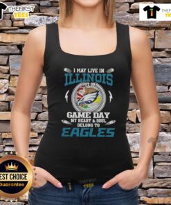 Philadelphia Eagles tank top for fans in Illinois, showcasing team spirit on game day with a stylish design.