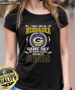 Original ladies tee showcasing pride for Green Bay Packers, perfect for fans living in Nebraska on game day.