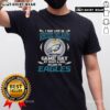 Alt Text: I May Live In Rhode Island But On Game Day My Heart And Soul Belongs To Philadelphia Eagles T-Shirt design.