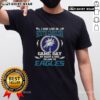 Philadelphia Eagles T-Shirt: 'I May Live In South Carolina But On Game Day My Heart Belongs To Philly' design.