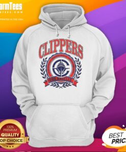 Vintage Los Angeles Clippers NBA logo hoodie featuring classic design, perfect for fans and collectors.