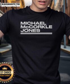 Original Mac Jones San Francisco 49ers T-Shirt featuring Michael McCorkle Jones design, perfect for fans and collectors.