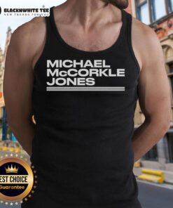 Original Mac Jones San Francisco 49ers tank top featuring Michael McCorkle Jones design, perfect for fans and collectors.