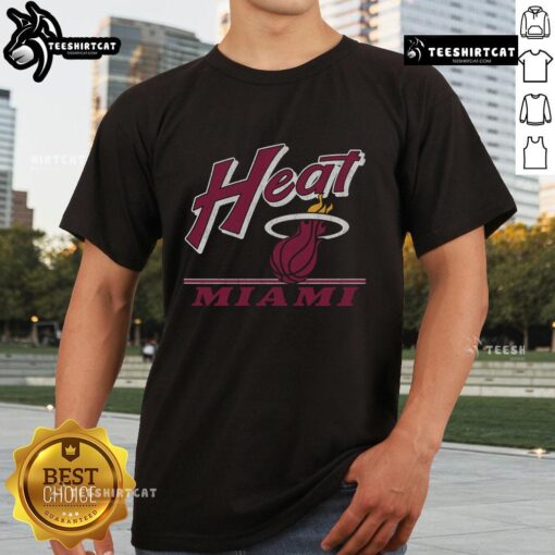 Original Miami Heat Fly By Vintage T-Shirt featuring retro design and vibrant colors, perfect for basketball fans.