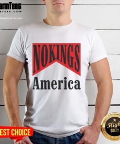 Alt Text: Original No Kings America Medicine Packaging Sarcastic T-Shirt featuring a playful design and bold graphics.