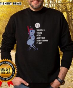 Original Philadelphia Phillies Baseball sweatshirt featuring a playful Rubbertree plant design.