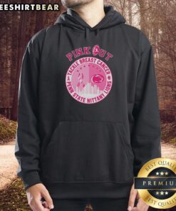 Original Pink Out Tackle Breast Cancer Penn State Nittany Lions hoodie, featuring vibrant pink design for awareness.