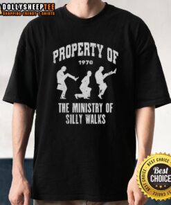Original Property Of The Ministry Of Silly Walks T-Shirt featuring iconic design and humorous graphics for fans.
