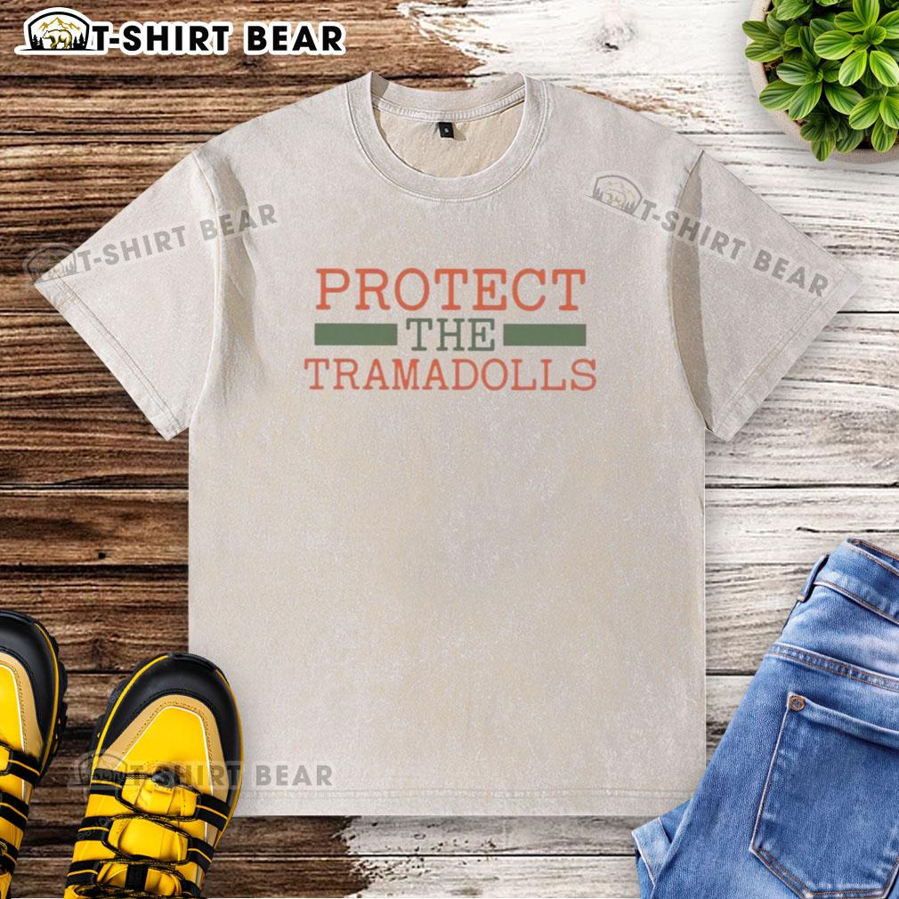 Original Protect The Tramadolls Washed T Shirt Original Protect The Tramadolls washed t-shirt featuring a trendy design, perfect for casual wear and fans of the brand.