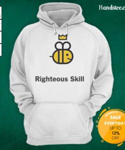 Original Righteous Skill Logo Hoodie featuring a bold graphic design in a stylish, comfortable fit for casual wear.