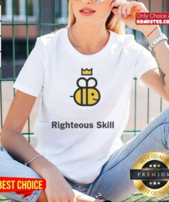 Original Righteous Skill logo on a stylish ladies tee, perfect for showcasing your unique style and passion.