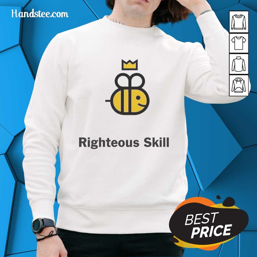 original-righteous-skill-logo-sweatshirt Original Righteous Skill logo sweatshirt featuring a bold design in vibrant colors, perfect for casual wear.