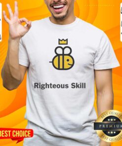 Original Righteous Skill Logo T-Shirt featuring a bold graphic design and comfortable fit for everyday wear.