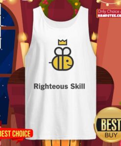 Original Righteous Skill logo tank top featuring a stylish design, perfect for casual wear and fitness activities.