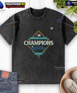 Original Seattle Mariners 2025 ALCS Champions washed t-shirt showcasing team pride and championship spirit.