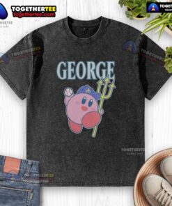 Original Seattle Mariners Georges Adventure washed t-shirt in blue, featuring a vintage logo and soft, comfortable fabric.