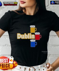Original Steelers Dublin 2025 ladies tee featuring a stylish design, perfect for Steelers fans and casual wear.