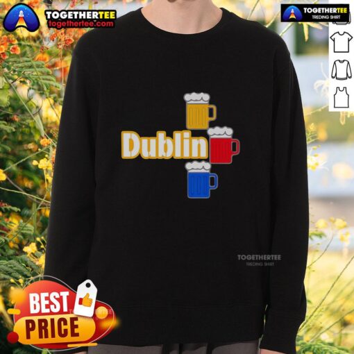 Alt Text: Original Steelers Dublin 2025 Sweatshirt featuring a bold design, perfect for fans and collectors alike.