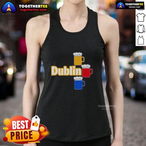 Original Steelers Dublin 2025 tank top featuring bold logo and stylish design for fans and collectors.