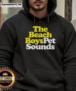 Original Beach Boys Pet Sounds hoodie featuring vibrant artwork, perfect for fans of classic rock and vintage music apparel.