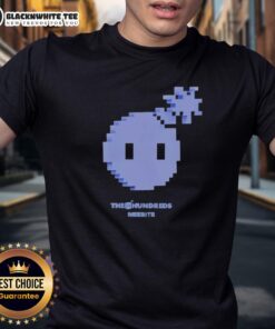 Alt Text: Original The Hundreds X Meebits Pixel T-Shirt featuring vibrant pixel art design on a stylish black tee.