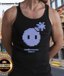 Original The Hundreds X Meebits Pixel Tank Top featuring vibrant pixel art design and stylish fit for summer fashion.