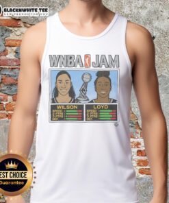 Original WNBA Jam Aces 2025 Champs tank top featuring Wilson and Loyd, perfect for fans celebrating their victory.
