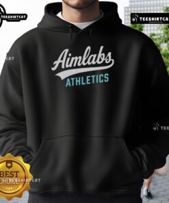 Premium Aimlabs Athletics Logo Hoodie featuring a stylish design and vibrant colors, perfect for gamers and athletes.