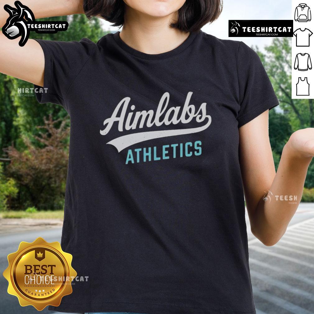 Premium Aimlabs Athletics Logo Ladies Tee Premium Aimlabs Athletics Logo on a stylish ladies tee, perfect for sports enthusiasts and casual wear.