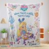 Premium Alice's Wonderland Bakery Disney Junior Blanket Fleece Customized Blanket