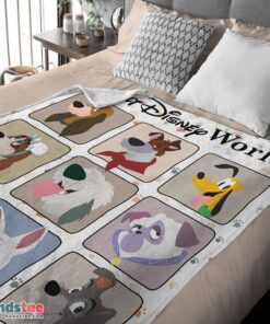Premium All Dogs In Walt Disney World Moods Blanket Customize Blanket - Image 3