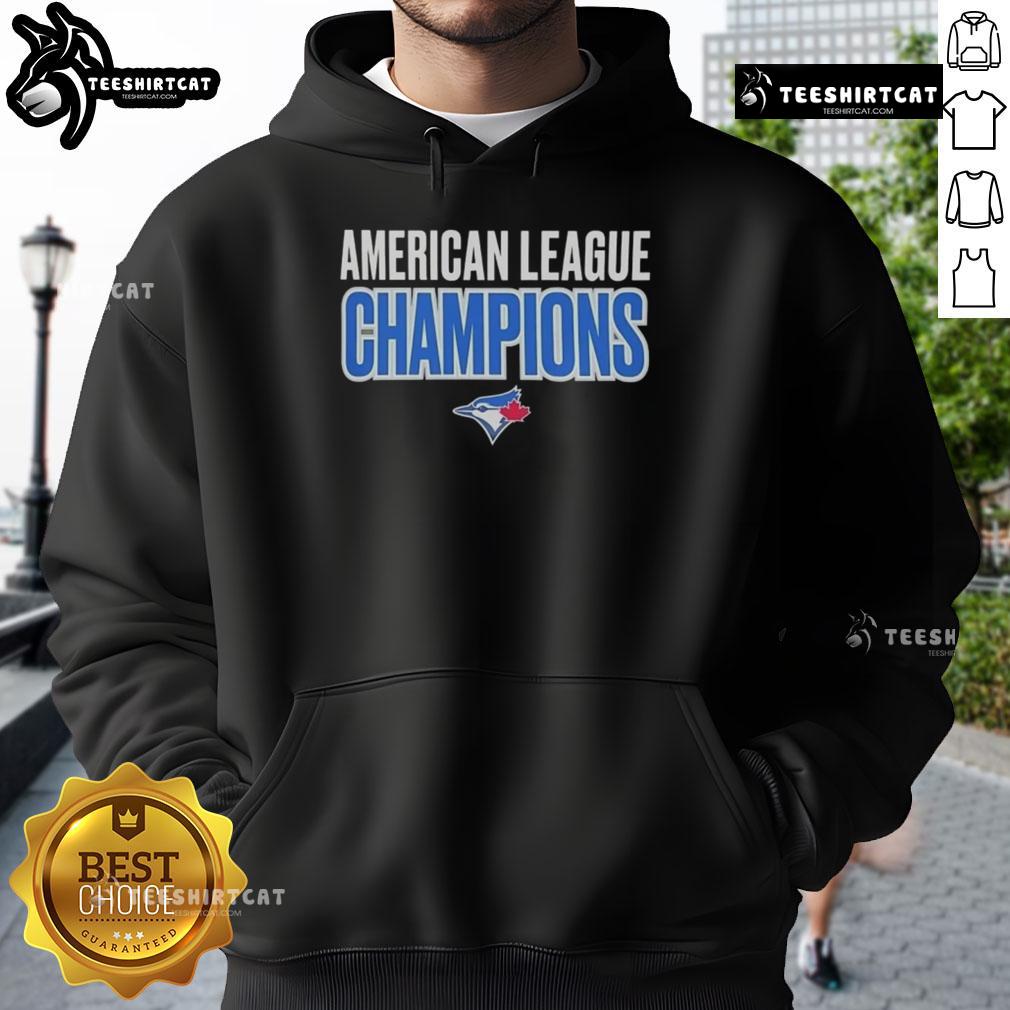 Premium American League Champions Toronto Blue Jays 2025 Logo Hoodie Alt Text: Premium American League Champions Toronto Blue Jays 2025 logo hoodie featuring vibrant team colors and design.