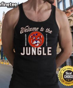 Premium Auburn Tigers Welcome to the Jungle tank top featuring vibrant colors and a stylish design for fans.