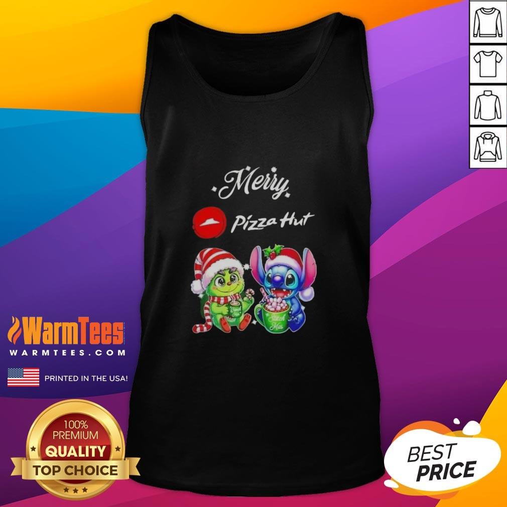 premium-baby-grinch-and-stitch-x-pizza-hut-merry-christmas-tank-top Premium Baby Grinch and Stitch X Pizza Hut Merry Christmas tank top featuring festive colorful designs for the holidays.