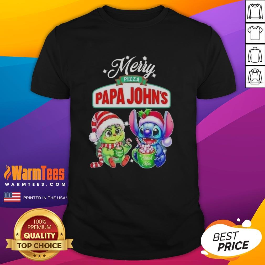 premium-baby-grinch-and-stitch-x-pizza-papa-johns-merry-christmas-t-shirt-1 Premium Baby Grinch and Stitch X Pizza Papa John's Merry Christmas T-Shirt featuring festive design for the holiday season.
