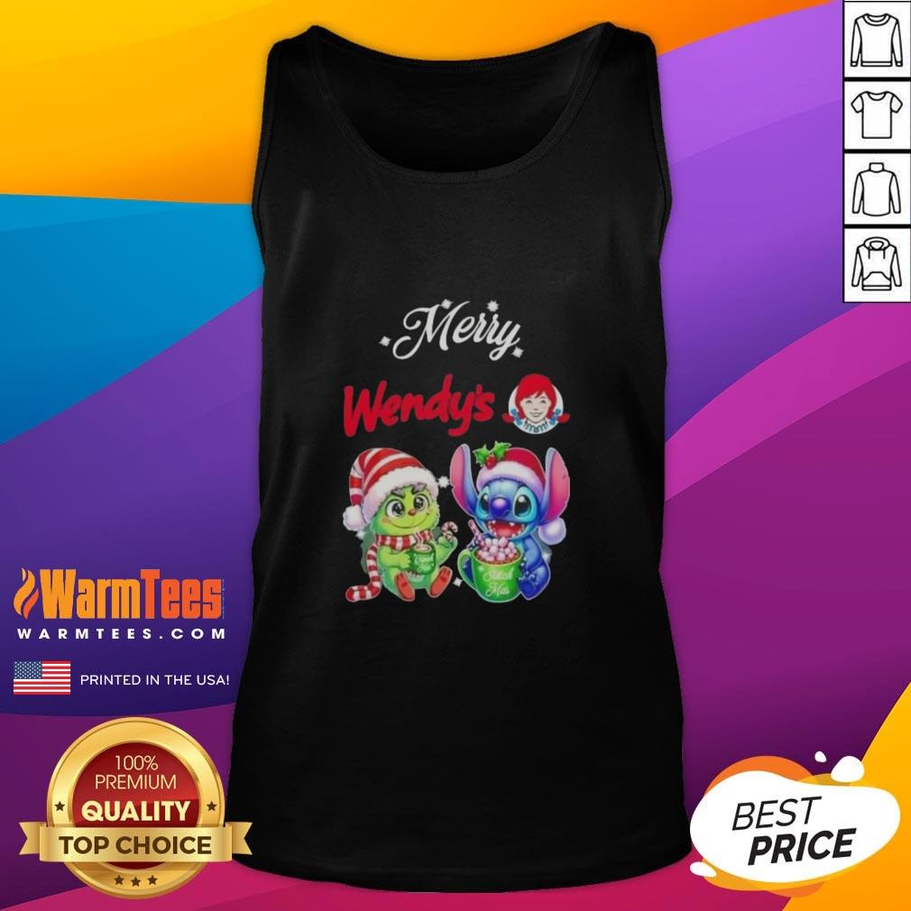 premium-baby-grinch-and-stitch-x-wendys-merry-christmas-tank-top Premium Baby Grinch and Stitch X Wendy's Merry Christmas tank top featuring festive designs for holiday celebrations.