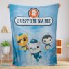 Premium BBC The Octonauts Velveteen Cute Blanket Fleece Customized Blanket