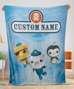 Premium BBC The Octonauts Velveteen Cute Blanket Fleece Customized Blanket