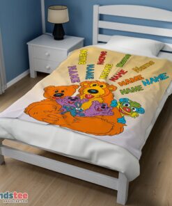 Premium Bear In The Big Blue House Cartoon Blanket Fleece Customized Blanket - Image 3