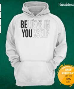 Premium Believe In Yourself Motivational Inspirational Positive Slogan T-Shirt - Image 2