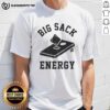 Premium Big Sack Energy Cornhole T-Shirt featuring a vibrant design, perfect for cornhole enthusiasts and casual wear.